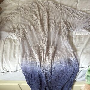 Elegant Ombre Lace Jacket